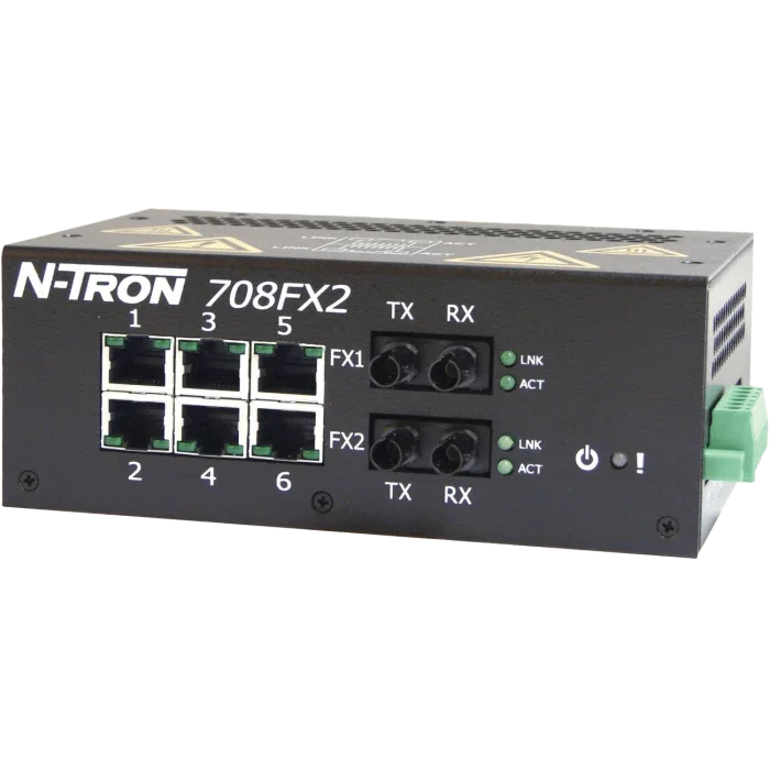N-Tron 708FX2-ST — управляемый ethernet-коммутатор
