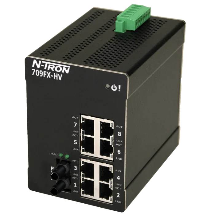 N-Tron 709FXE-ST-15-HV — управляемый ethernet-коммутатор