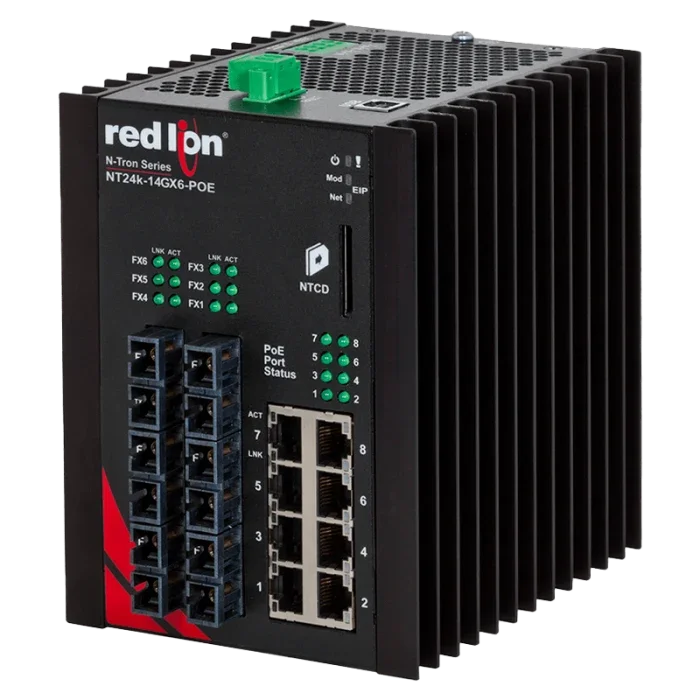 N-Tron NT24K-14GX6-SC-POE — управляемый ethernet-коммутатор