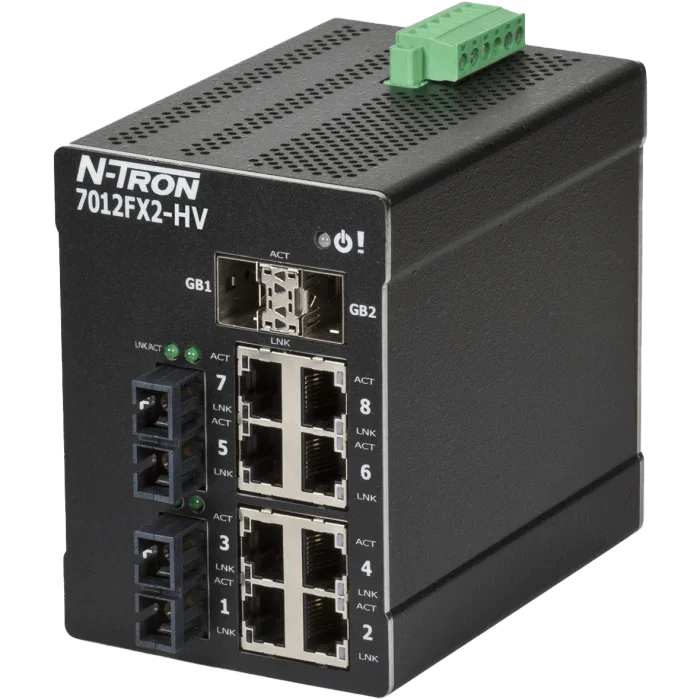 N-Tron 7012FX2-SC-HV — управляемый ethernet-коммутатор