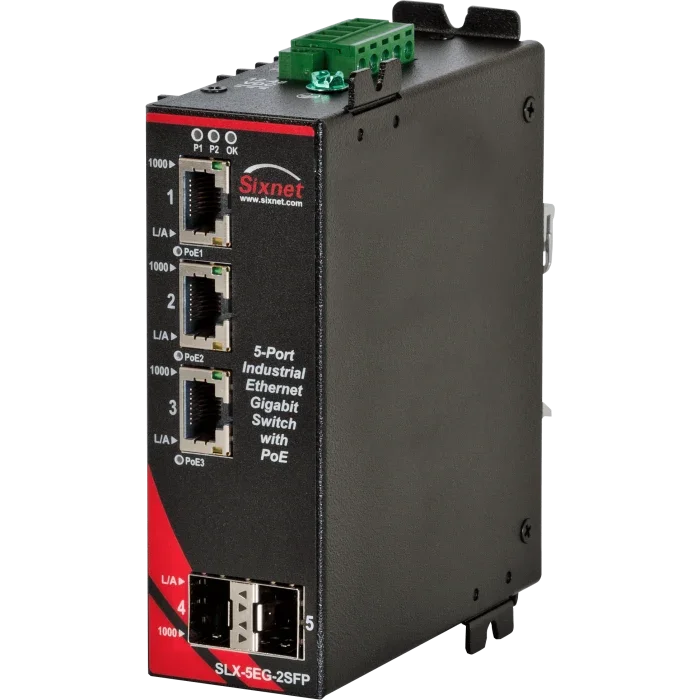 N-Tron SLX-5EG-2SFP — неуправляемый ethernet-коммутатор
