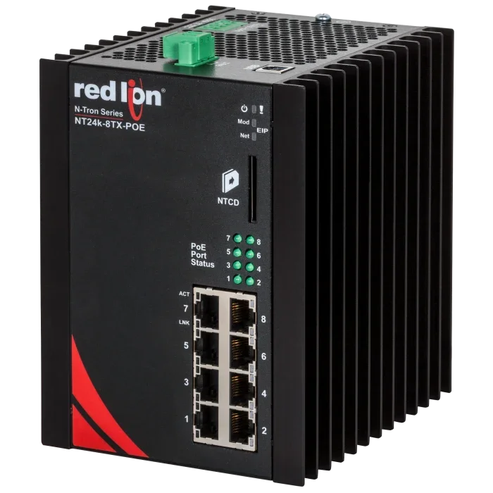 N-Tron NT24K-8TX-POE — управляемый ethernet-коммутатор