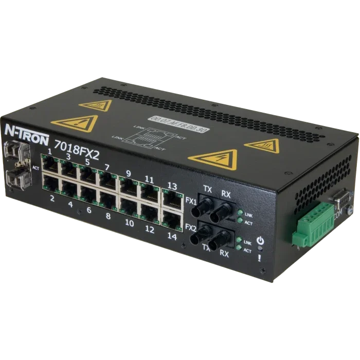 N-Tron 7018FX2-ST — управляемый ethernet-коммутатор