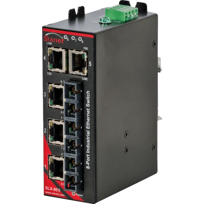 N-Tron SLX-8ES-6SC — неуправляемый ethernet-коммутатор