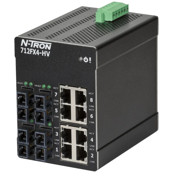 N-Tron 712FX4-SC-HV — управляемый ethernet-коммутатор