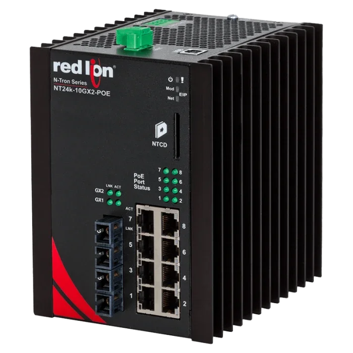 N-Tron NT24K-10GX2-SC-POE — управляемый ethernet-коммутатор
