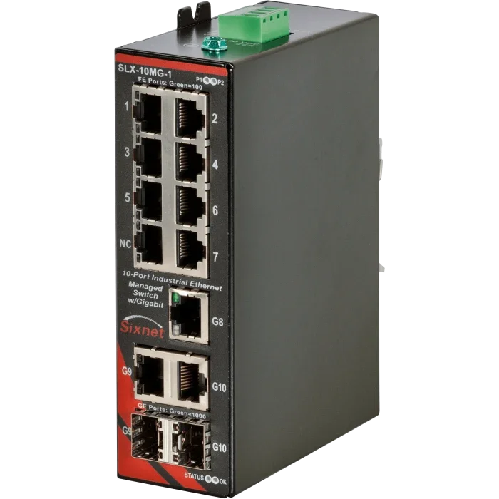 N-Tron SLX-10MG-1 — управляемый ethernet-коммутатор