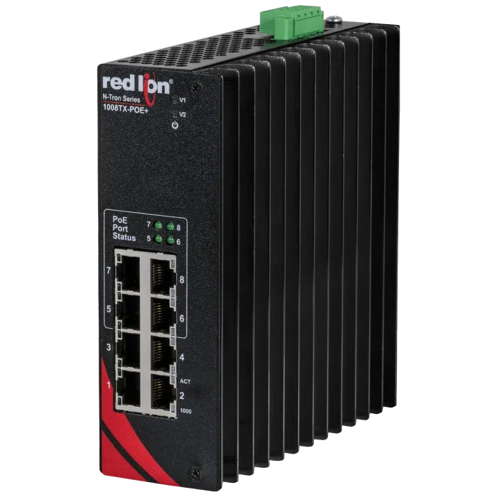 N-Tron 1008TX-POE+ — неуправляемый ethernet-коммутатор