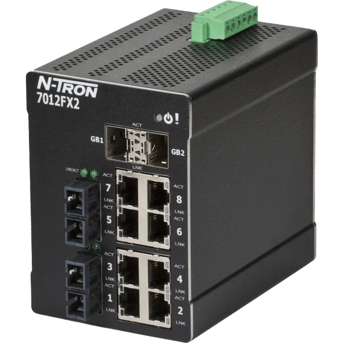 N-Tron 7012FX2-SC — управляемый ethernet-коммутатор
