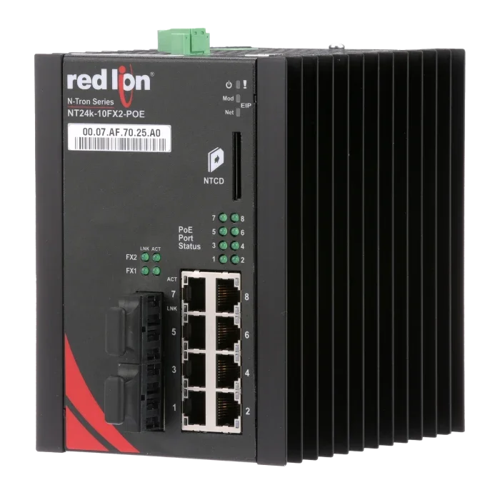 N-Tron NT24K-10FX2-SC-POE — управляемый ethernet-коммутатор