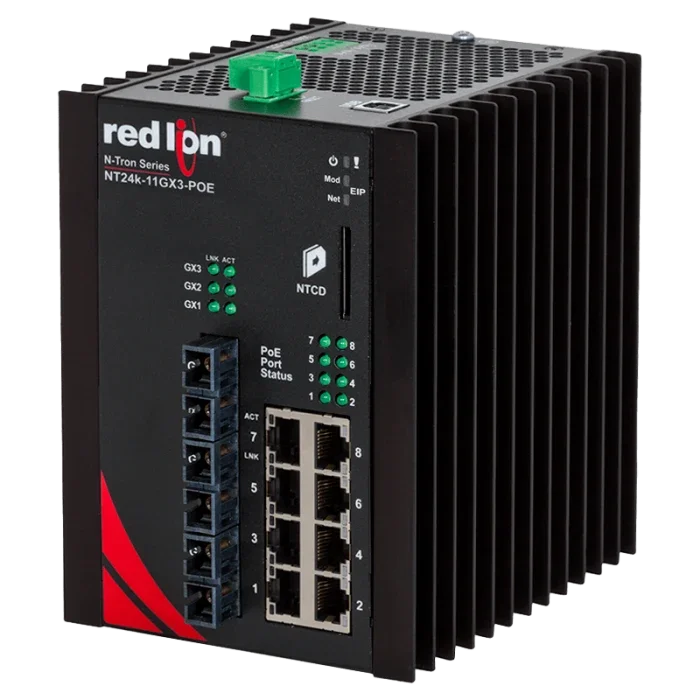 N-Tron NT24K-11GX3-SC-POE — управляемый ethernet-коммутатор