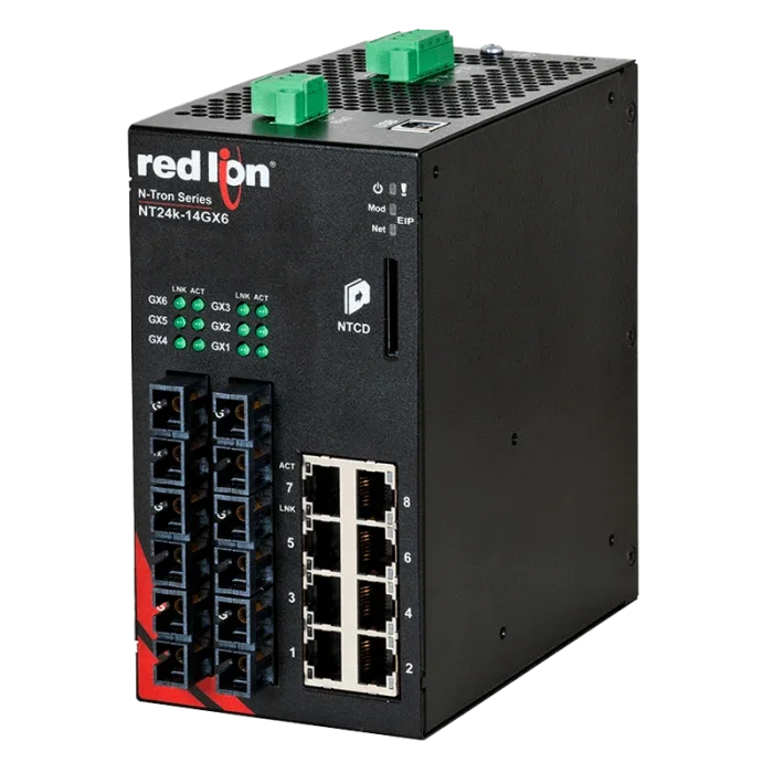 N-Tron NT24K-14GX6-SC — управляемый ethernet-коммутатор