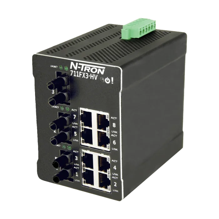 N-Tron 711FX3-ST-HV — управляемый ethernet-коммутатор