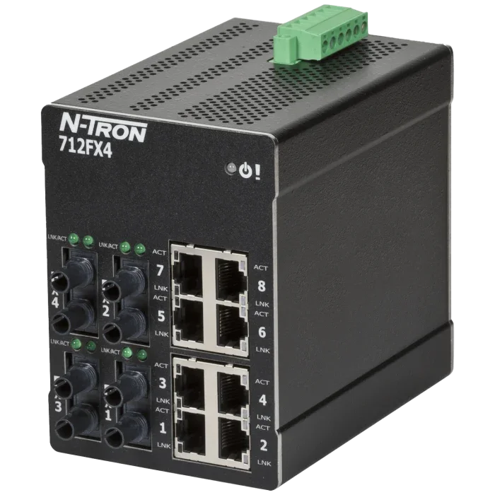 N-Tron 712FX4-ST — управляемый ethernet-коммутатор