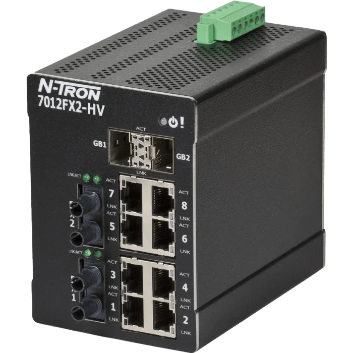 N-Tron 7012FX2-ST-HV — управляемый ethernet-коммутатор