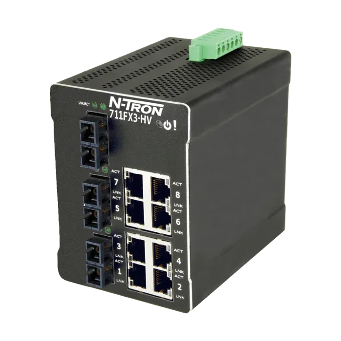 N-Tron 711FXE3-SC-15-HV — управляемый ethernet-коммутатор