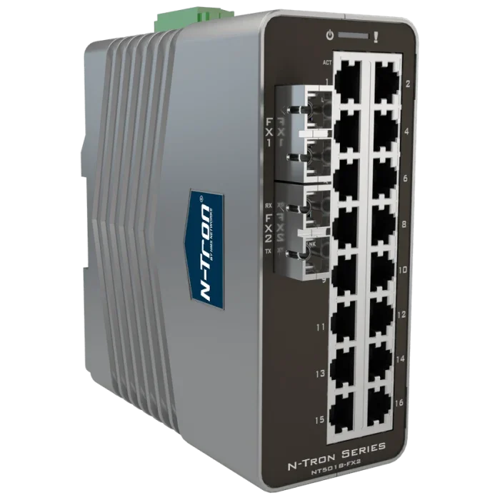 N-Tron NT-5018-FX2-SC00 — управляемый ethernet-коммутатор