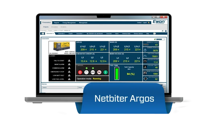 Ewon NB4000 — программное обеспечение