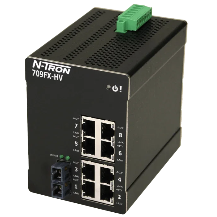 N-Tron 709FXE-SC-15-HV — управляемый ethernet-коммутатор