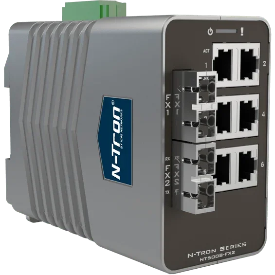 N-Tron NT-5008-FX2-SC00 — управляемый ethernet-коммутатор
