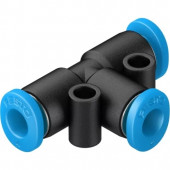 Тройник Цанговый Прямой Festo QSMT4 | QSMT-4