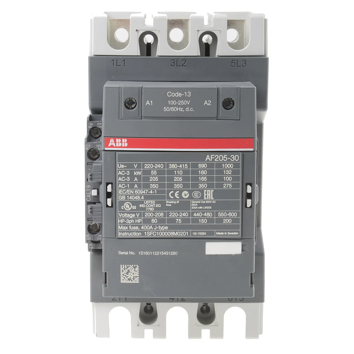 ABB 1SFL527002R1311-AF205-30-11-13 (1SFL527002R1311AF205301113)