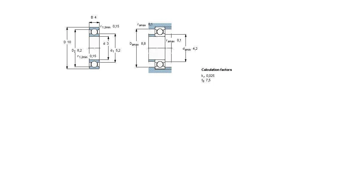 FAG 607-2RSR (6072RSR)