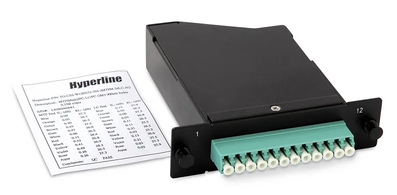 Hyperline FO-CSS-W120H32-503-1MTPM-12LC-AQ (FOCSSW120H325031MTPM12LCAQ)