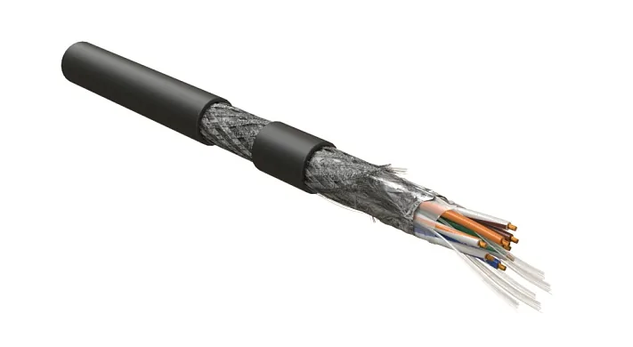 Hyperline ISFUTP4-C5E-P26-19-PU-BK (ISFUTP4C5EP2619PUBK)