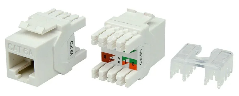 Hyperline KJ8-8P8C-C6A-180-WH (KJ88P8CC6A180WH)