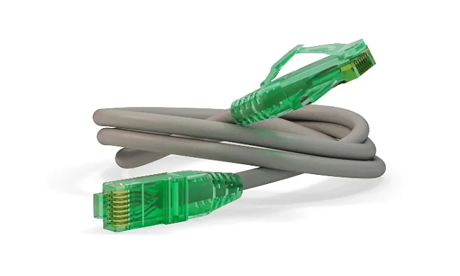 Hyperline PC-LPM-UTP-RJ45-RJ45-C6a-1M-LSZH-GY (PCLPMUTPRJ45RJ45C6a1MLSZHGY)