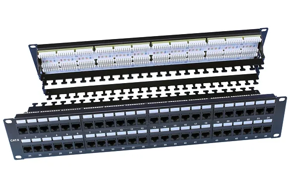 Hyperline PP3-19-48-8P8C-C6-110D (PP319488P8CC6110D)