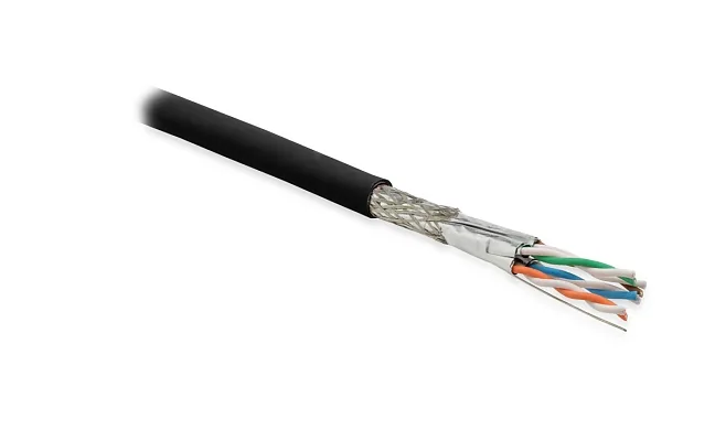 Hyperline SFTP4-C6A-S23-OUT-PE-BK-500 (SFTP4C6AS23OUTPEBK500)
