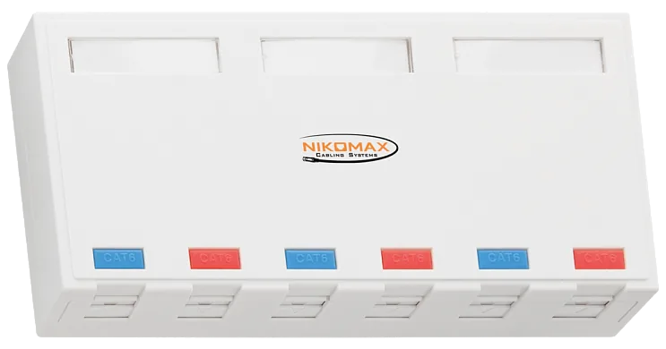 NIKOMAX NMC-MB6P-ST-WT (NMCMB6PSTWT)