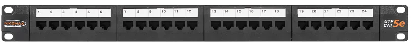NIKOMAX NMC-RP24UD2-1U-BK (NMCRP24UD21UBK)