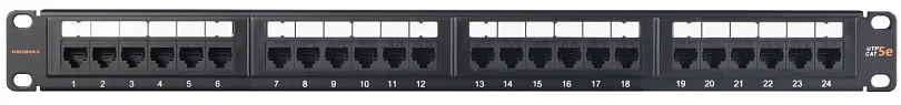 NIKOMAX NMC-RP24UD2-ES-1U-BK (NMCRP24UD2ES1UBK)