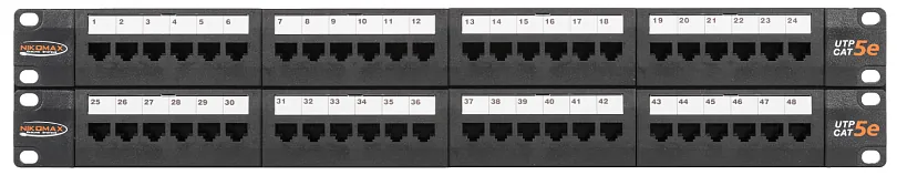 NIKOMAX NMC-RP48UD2-2U-BK (NMCRP48UD22UBK)