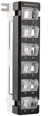 NIKOMAX NMC-WP12-BLANK-BK (NMCWP12BLANKBK)