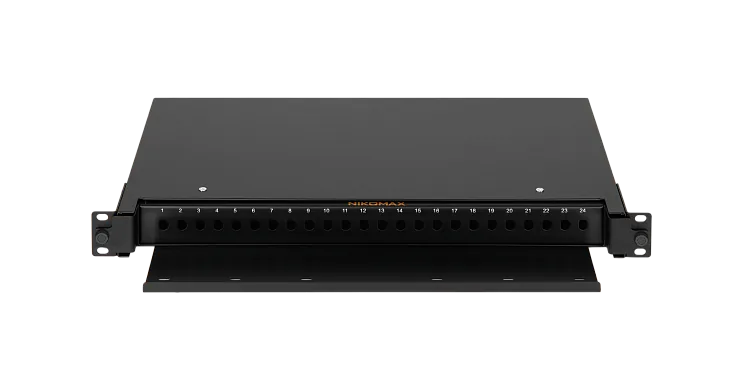 NIKOMAX NMF-RP24FC-TS-P1-1U-BK (NMFRP24FCTSP11UBK)