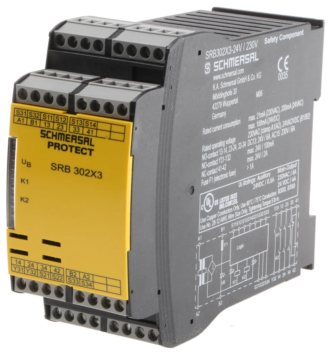 Schmersal SRB302X3-24VAC-DC-230VAC (SRB302X324VACDC230VAC)