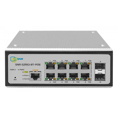 SNR S215Gi-8T-POE (S215Gi8TPOE)