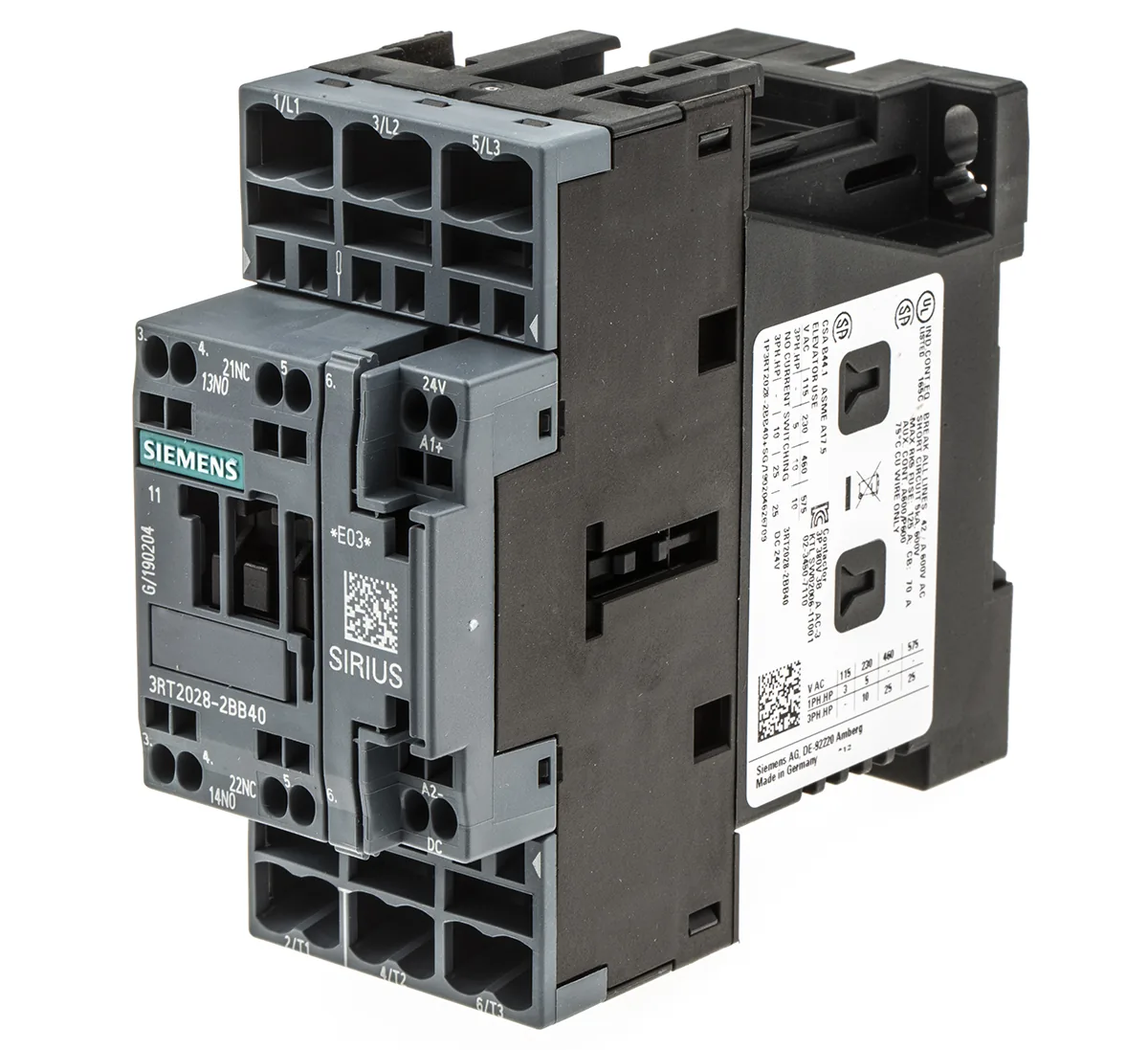 Siemens 3RT2028-2BB40 (3RT20282BB40)