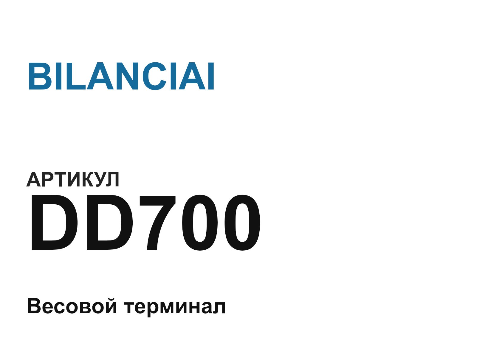 BILANCIAI DD700 (DD700)