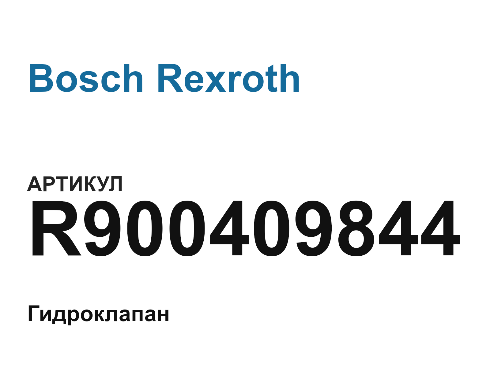 Bosch Rexroth R900409844 (R900409844)