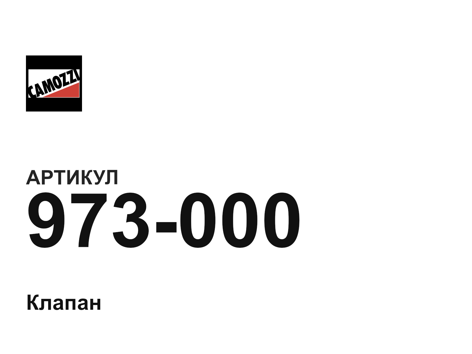 Camozzi 973-000 (973000)