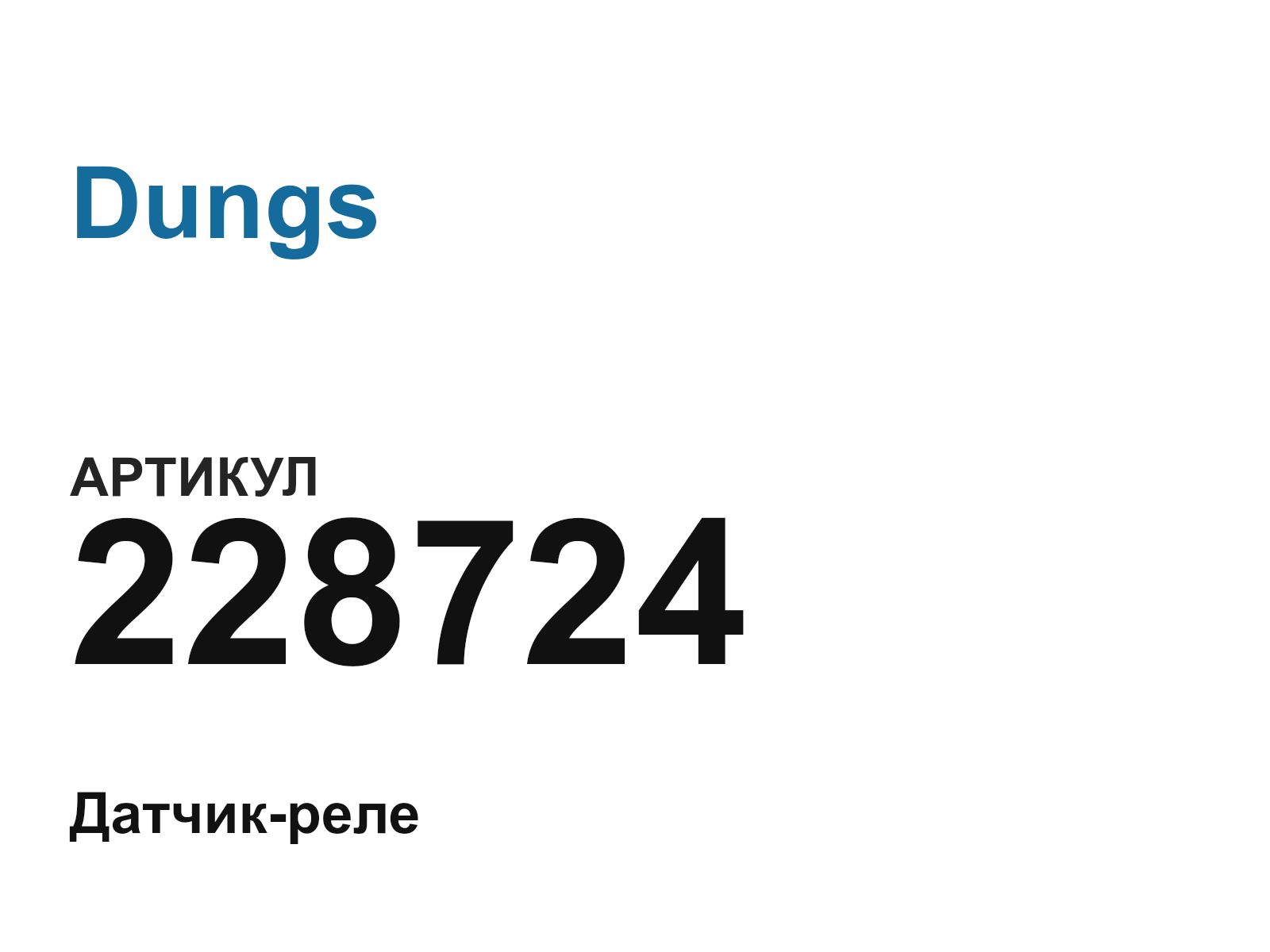 Dungs 228724 (228724)
