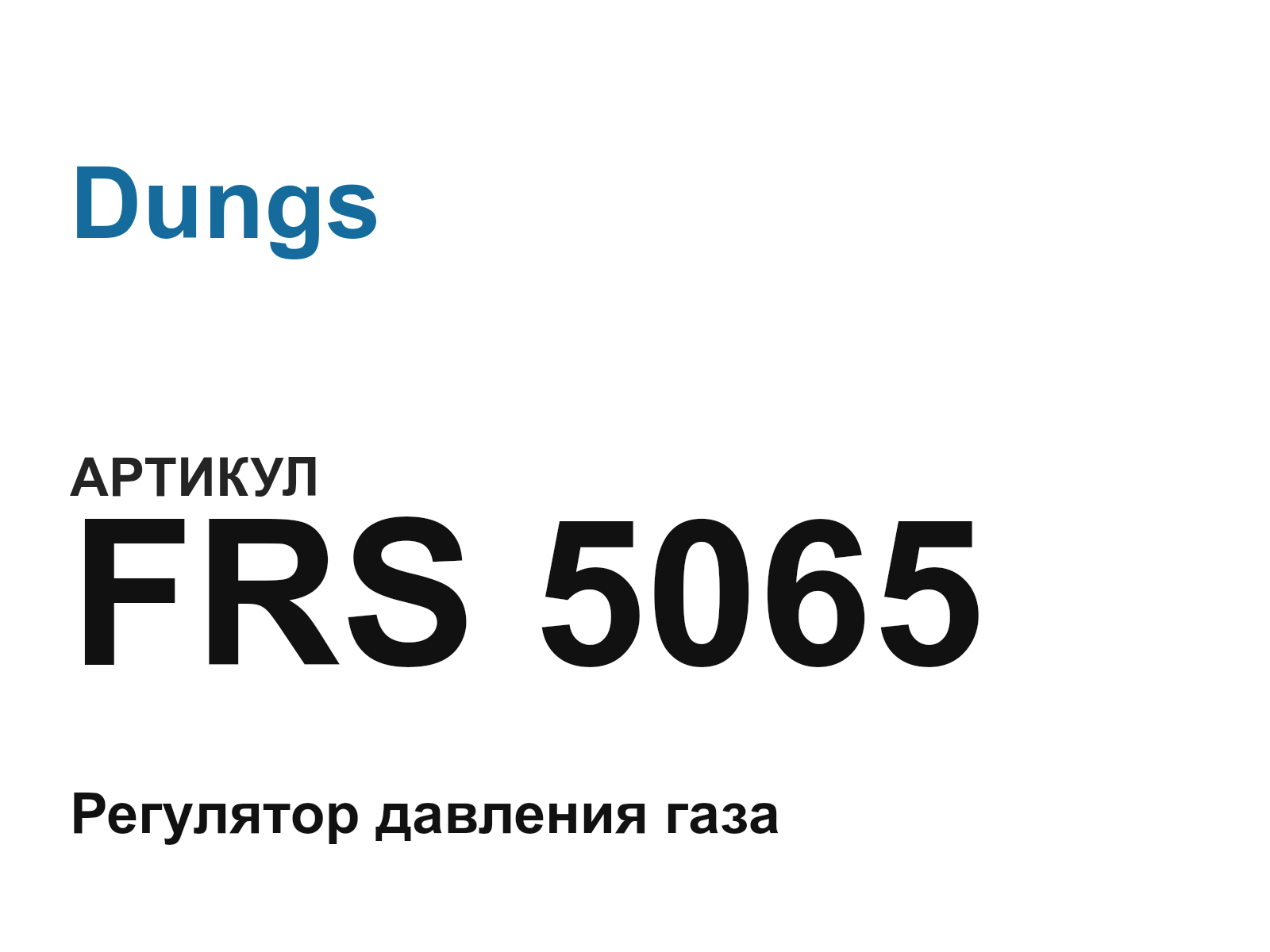 Dungs FRS-5065 (FRS5065)