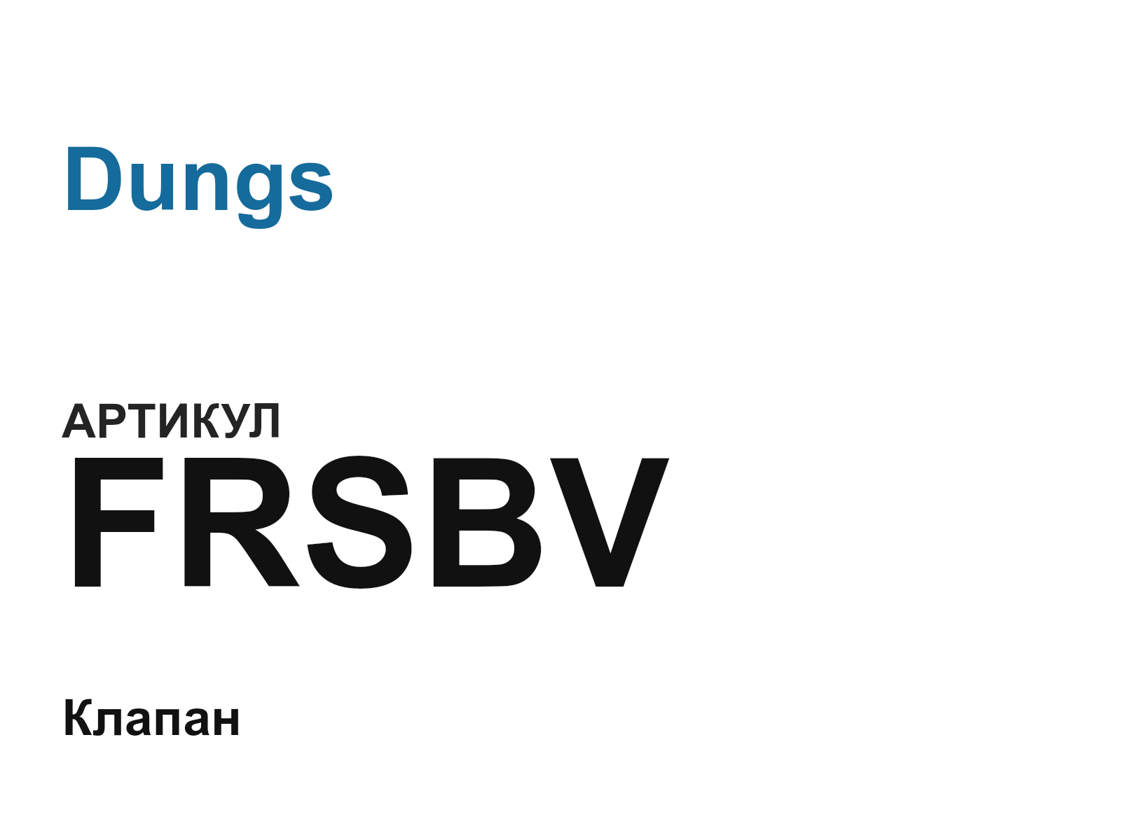 Dungs FRSBV (FRSBV)