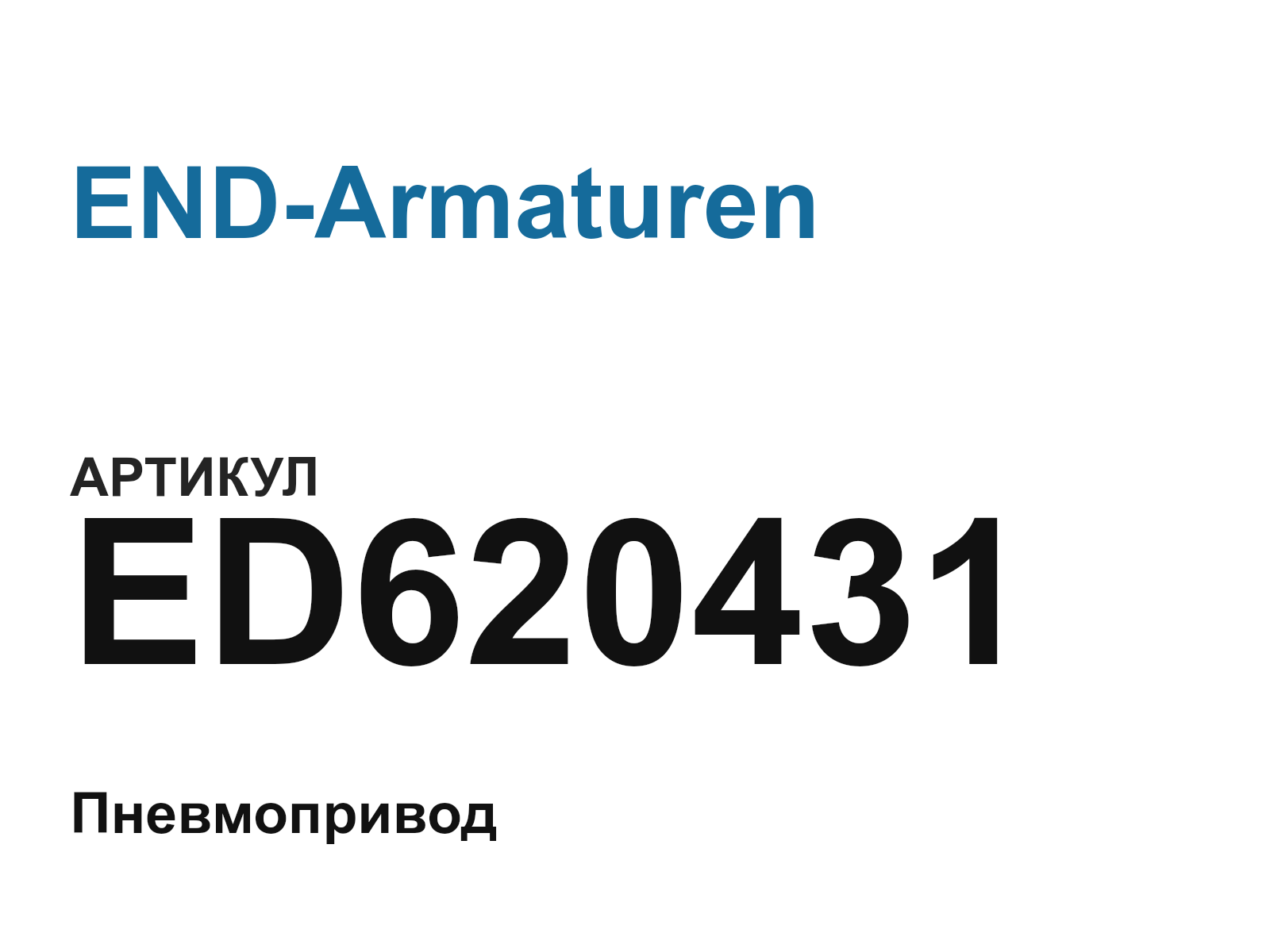 END-Armaturen ED620431 (ED620431)