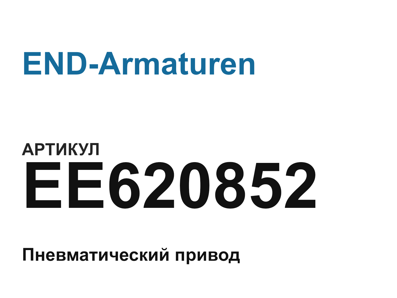 END-Armaturen EE620852 (EE620852)
